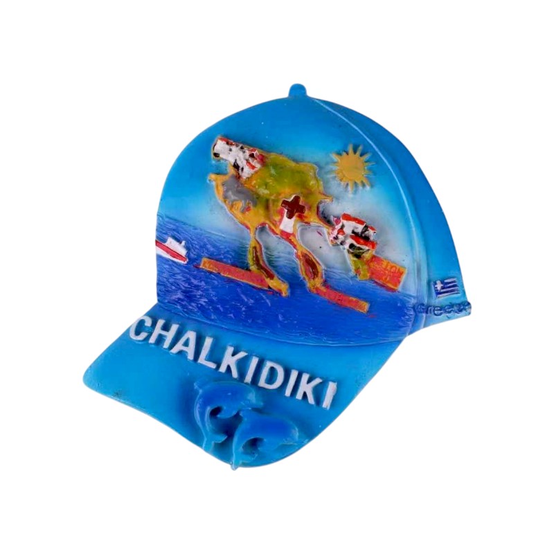 Tουριστικό μαγνητάκι Souvenir - Σετ 12pcs - Chalkidiki - 678075
