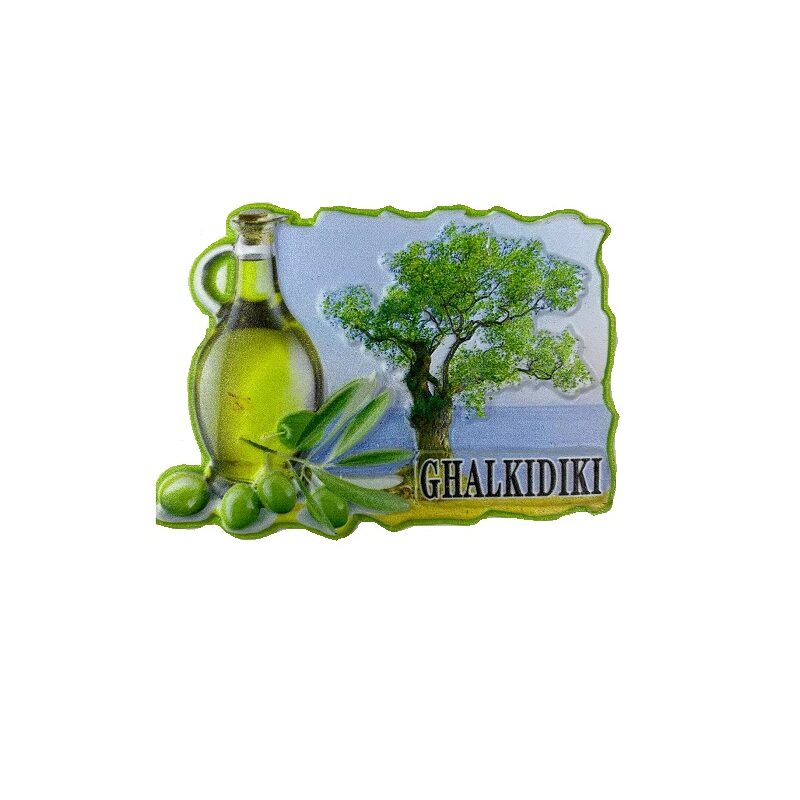 Tουριστικό μαγνητάκι Souvenir – Σετ 12pcs - Resin Magnet - Chalkidiki - 678092