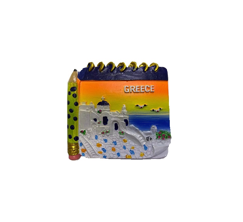 Tουριστικό μαγνητάκι Souvenir – Σετ 12pcs - Resin Magnet - Greece - 678035