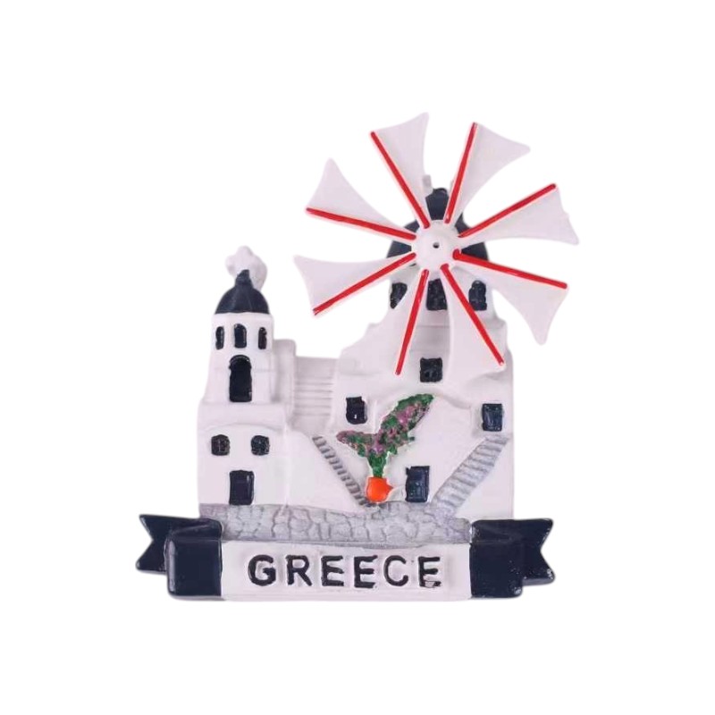 Tουριστικό μαγνητάκι Souvenir – Σετ 12pcs - Resin Magnet - Greece - 678201