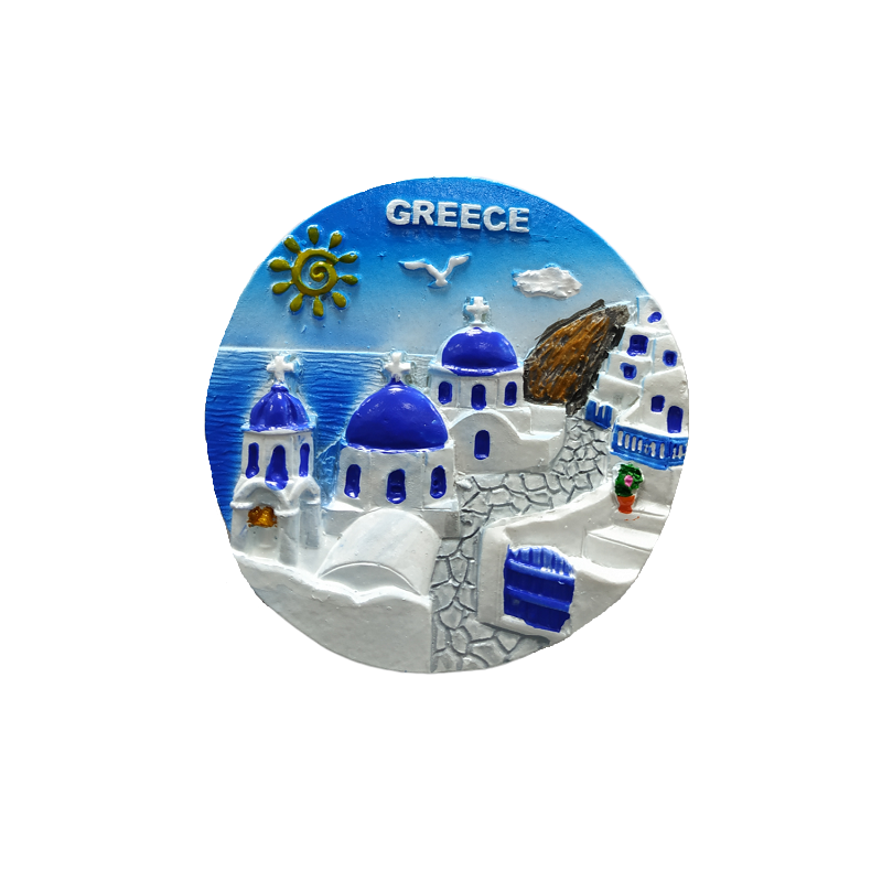 Tουριστικό μαγνητάκι Souvenir – Σετ 12pcs - Resin Magnet - Greece - 678241
