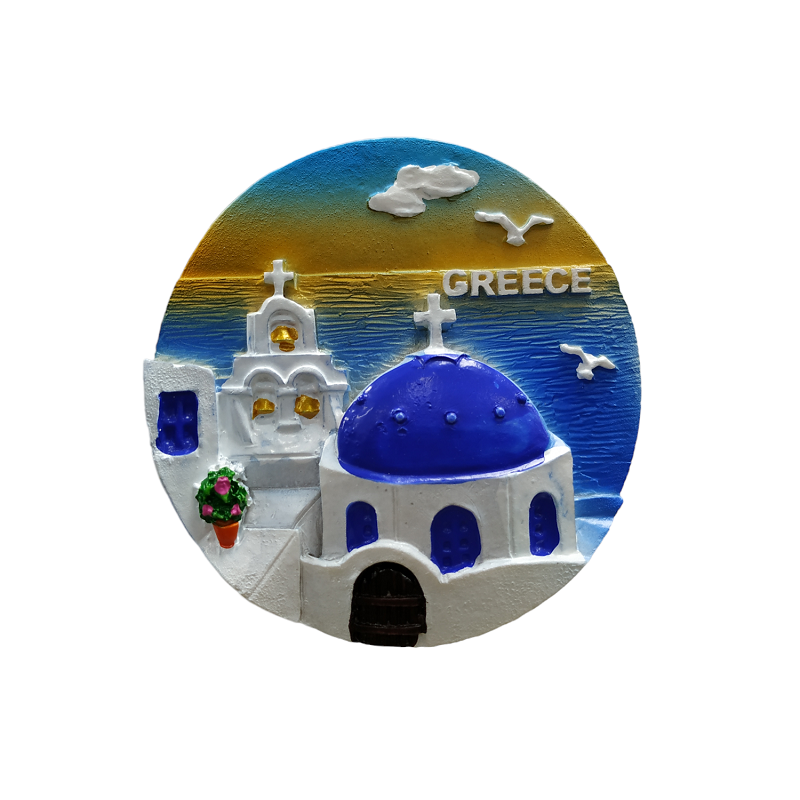 Tουριστικό μαγνητάκι Souvenir – Σετ 12pcs - Resin Magnet - Greece - 678248