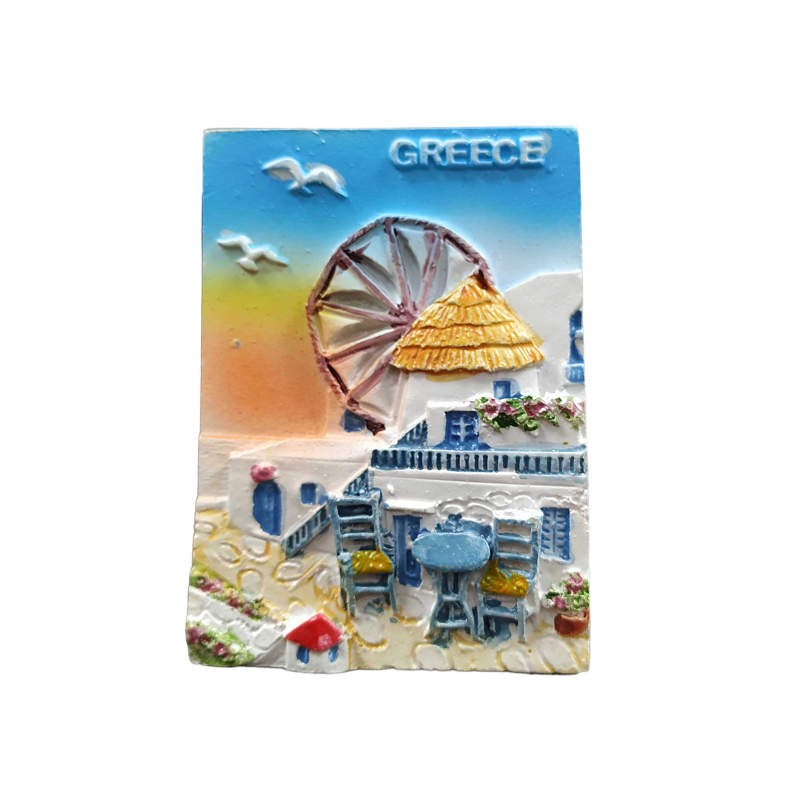 Tουριστικό μαγνητάκι Souvenir – Σετ 12pcs - Resin Magnet - Greece - 678262