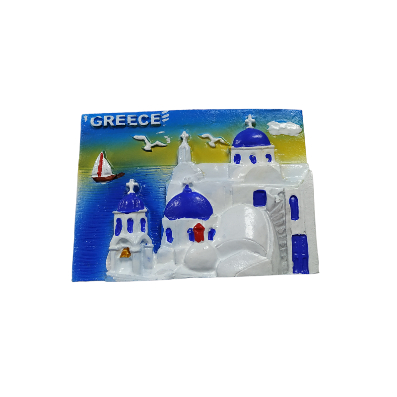 Tουριστικό μαγνητάκι Souvenir – Σετ 12pcs - Resin Magnet - Greece - 678267