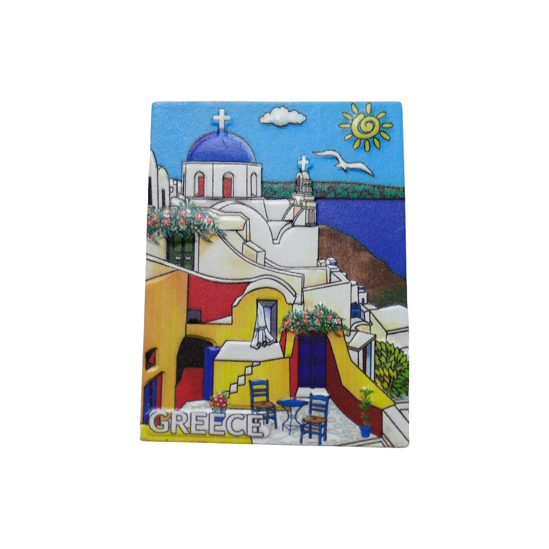 Tουριστικό μαγνητάκι Souvenir – Σετ 12pcs - Greece - 678325