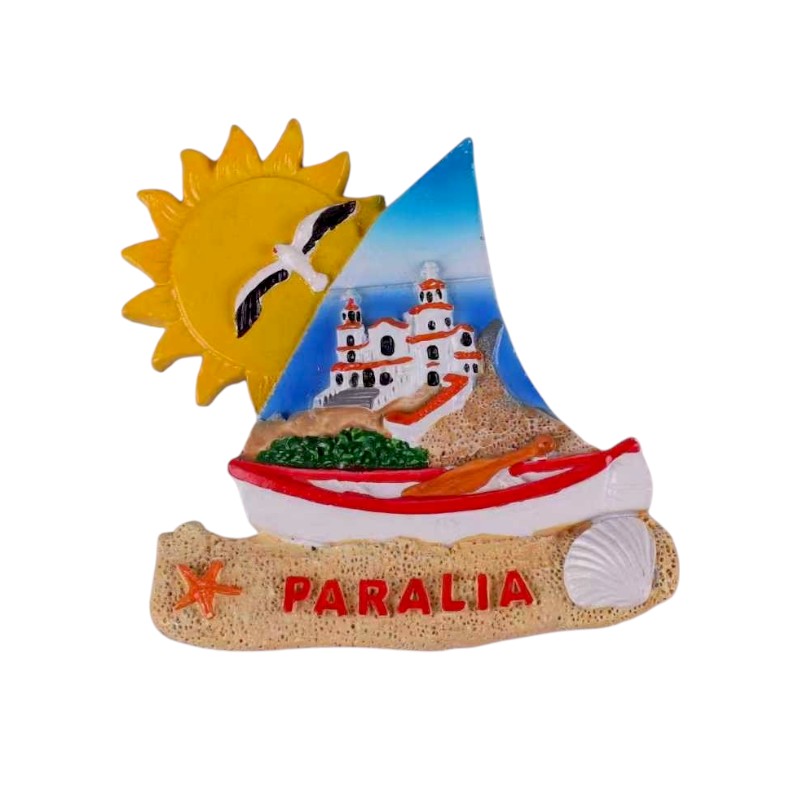 Tουριστικό μαγνητάκι Souvenir – Σετ 12pcs - Paralia - 678102