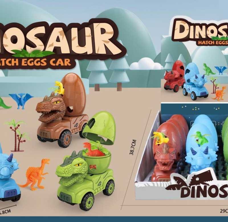 Όχημα αυγό δεινοσαύρου με αξεσουάρ - 6806 - 213318