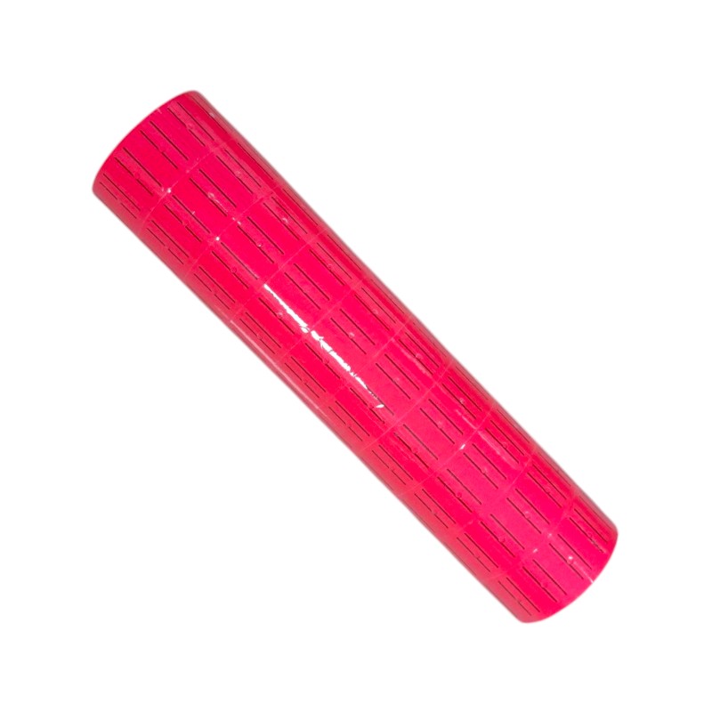 Ανταλλακτικές ετικέτες 500 τεμαχίων για ετικετογράφο - 1.2x2cm - 405001 - Pink