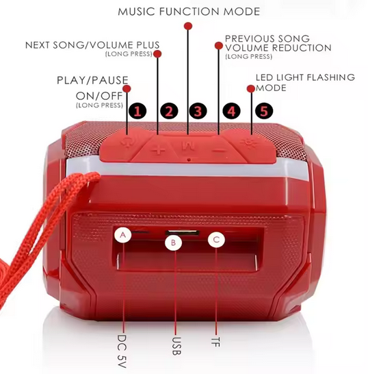 Ασύρματο ηχείο Bluetooth - TG162 - 886991 - Green - Image 2