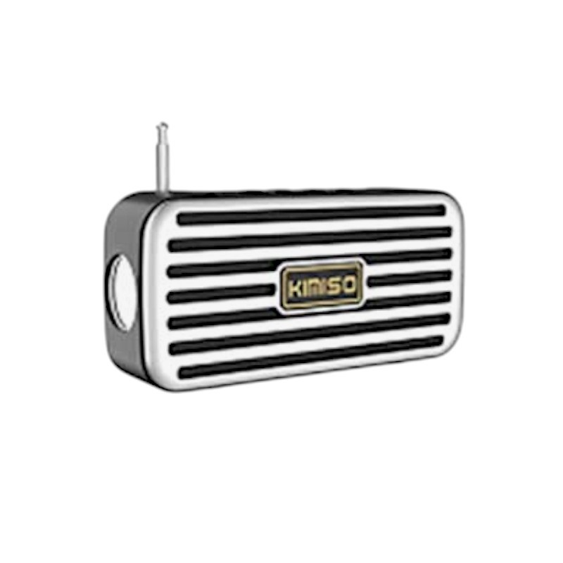 Ασύρματο ηχείο Bluetooth με φακό - KMS-03A - 885888 - Silver