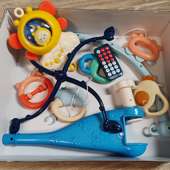 Βρεφικό μουσικό περιστρεφόμενο καρουζέλ κούνιας - BM1210 - 730296 - Image 2