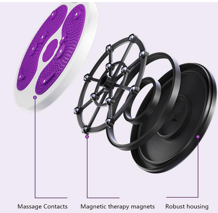 Δίσκος Ισορροπίας εκγύμνασης σώματος με λαβές - Waist Twisting Board - 141035 - Image 3