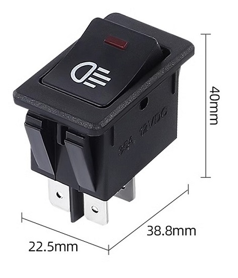 Διακόπτης φώτων ομίχλης οχημάτων On/Off - R-F13601-24-1U - 180927 - Image 3