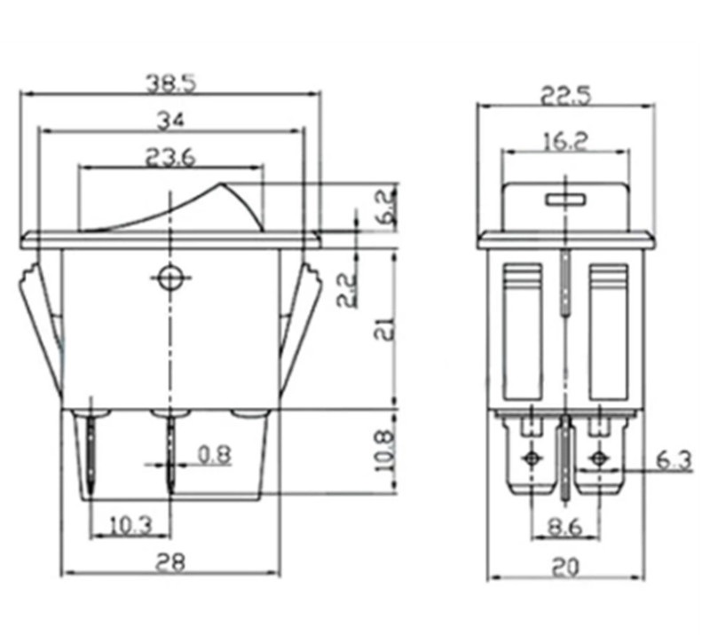 Διακόπτης φώτων ομίχλης οχημάτων On/Off - R-F13601-24-1U - 180927 - Image 4