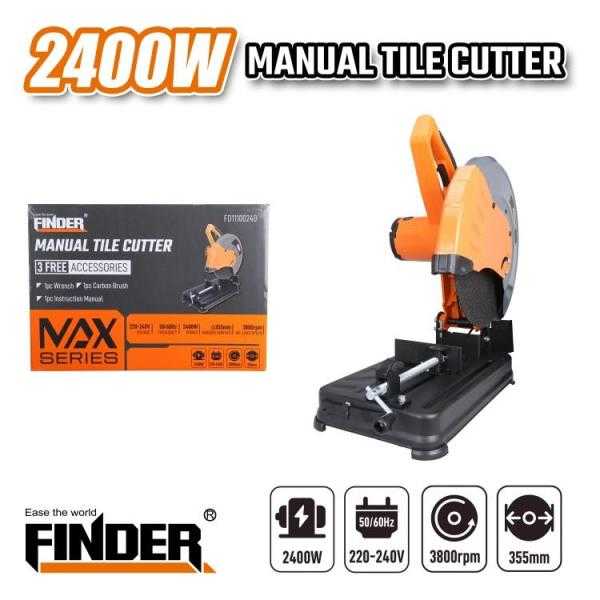 Δισκοπρίονο μετάλλου - 355mm - 2400W - Finder - 198453 - Image 2