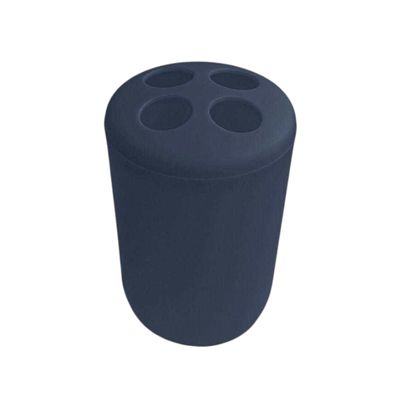 Θήκες οδοντόβουρτσας πλαστικές σε σετ 5Χ - Blue - 21722