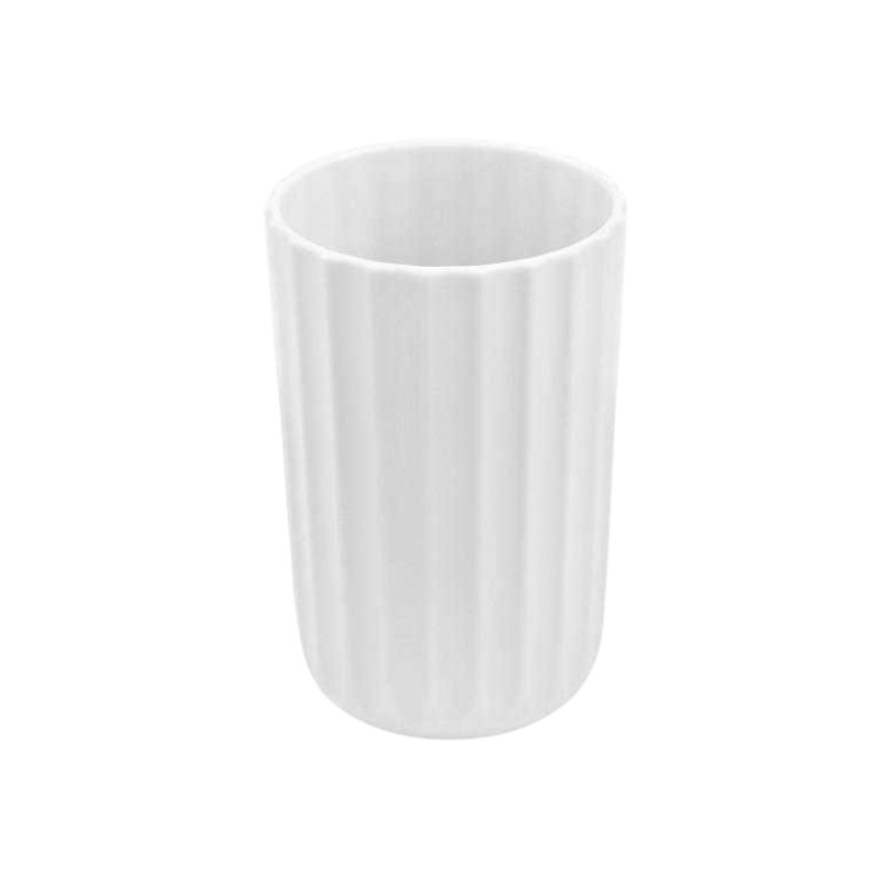 Θήκες οδοντόβουρτσας πλαστικές σε σετ 5Χ - White - 21525