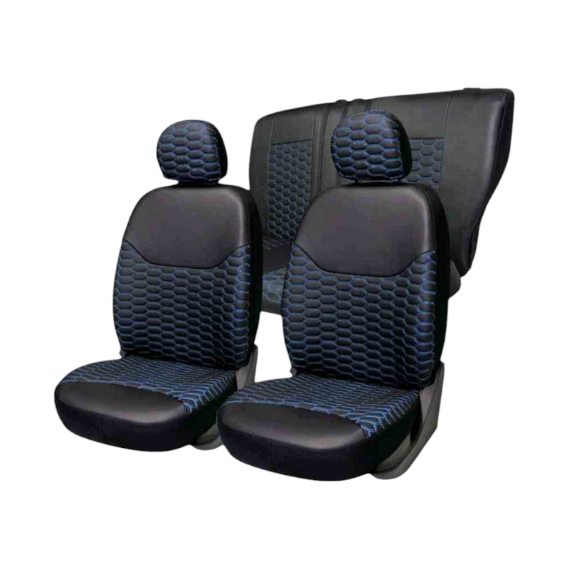 Καλύμματα καθισμάτων αυτοκινήτου - Δερματίνη - PROLUX Fullset - Blue - 200604