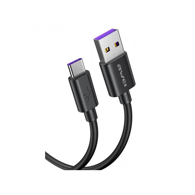 Καλώδιο φόρτισης & data - Type-C - CL-113T - Fast Charge - 5A - AWEI - 000956