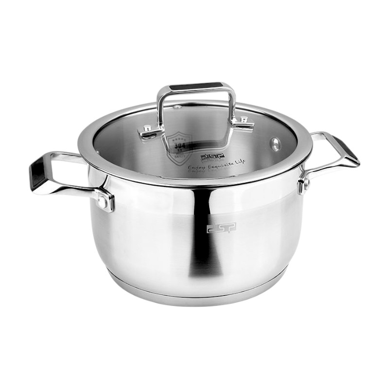 Κατσαρόλα ανοξείδωτη με καπάκι - 3.6L - CS002-B20 - DSP - 560317
