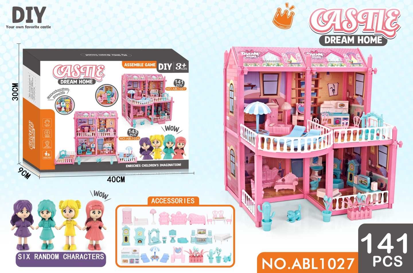 Κουκλόσπιτο DIY - Dream Home - ABL-1033 - 141pcs - 211226 - Image 2