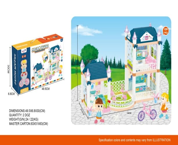 Κουκλόσπιτο με αξεσουάρ - 326-D45 - 500457 - Image 2