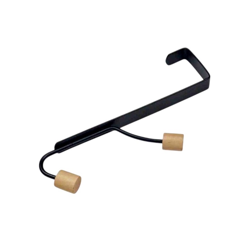 Μεταλλική κρεμάστρα πόρτας 2 θέσεων - 26405