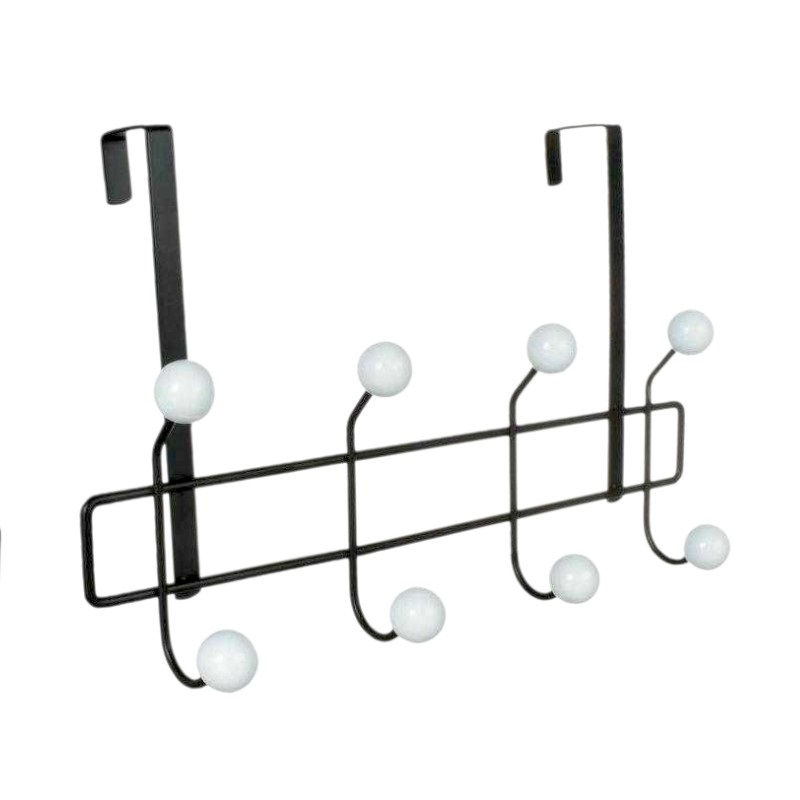 Μεταλλική κρεμάστρα πόρτας 4 θέσεων - 57906