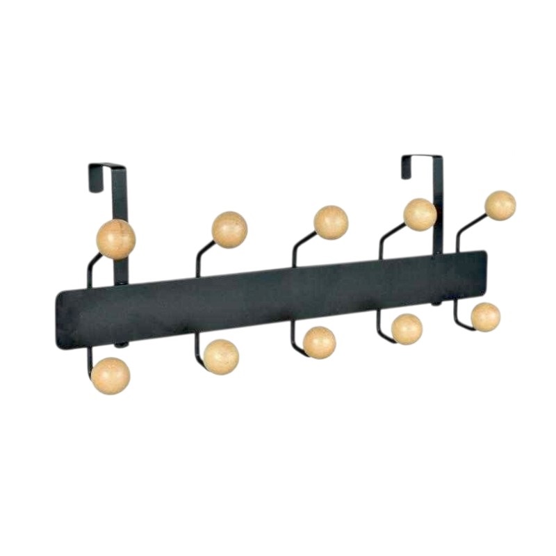 Μεταλλική κρεμάστρα πόρτας 5 θέσεων - 57894