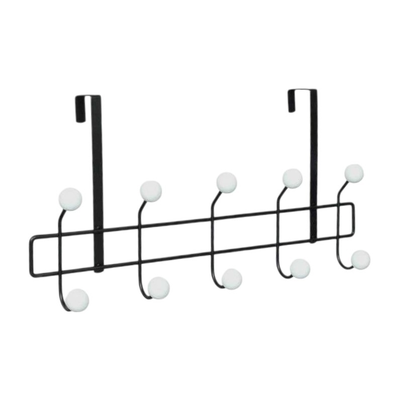 Μεταλλική κρεμάστρα πόρτας 5 θέσεων - 57907