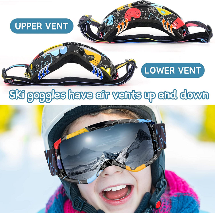 Παιδική μάσκα Σκι - HX040 - 920686 - Red/Blue - Image 3