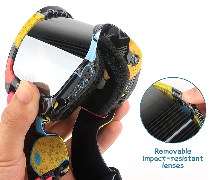 Παιδική μάσκα Σκι - HX040 - 920686 - Red/Blue - Image 2