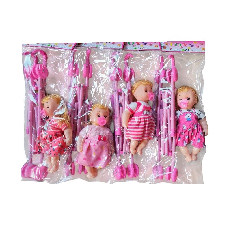 Παιδικό καροτσάκι με κούκλα - XT417 - 316337