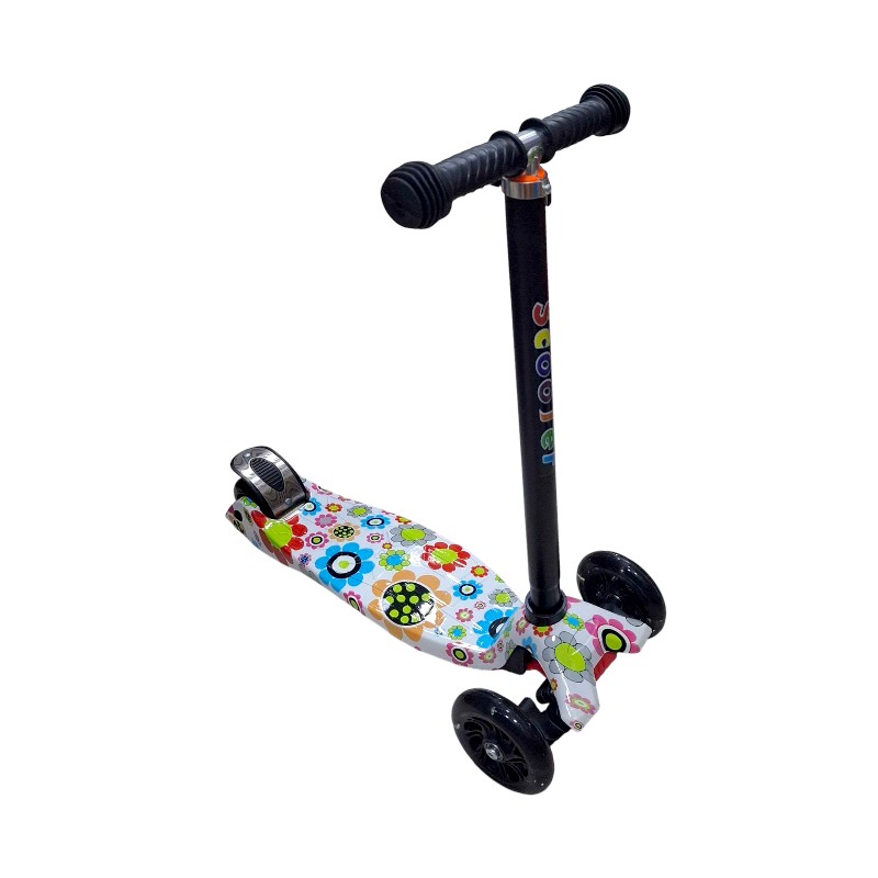 Παιδικό πατίνι τρίκυκλο - NLD-606 - 630116 - White/Colorful