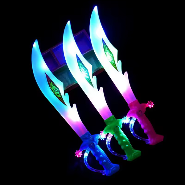 Παιδικό φωτεινό σπαθί LED - 5139B - 347465 - Pink - Image 2