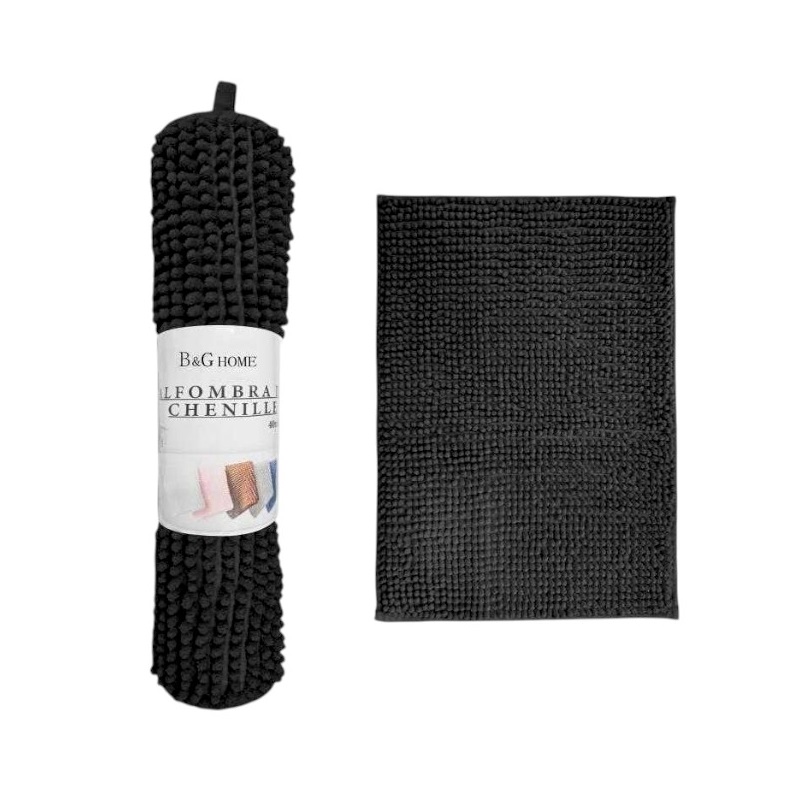 Πατάκι μπάνιου - 6C - 40x60cm - Black - 20857