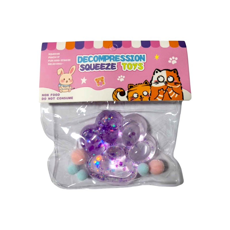 Πατούσα Antistress Squishy - Σετ 16pcs - GA524-4 - 652440