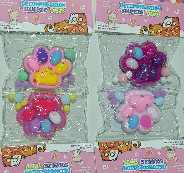 Πατούσα Antistress Squishy - Σετ 16pcs - GA524-6 - 652464 - Image 2
