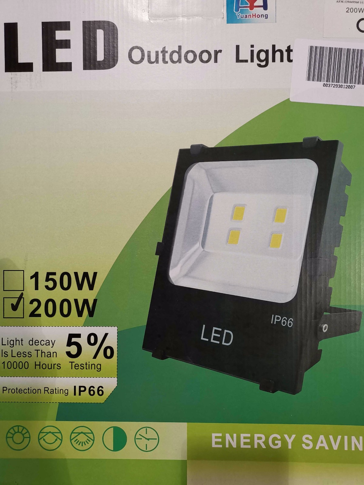 Προβολέας LED - 200W - IP66 - 6500K - 012007 - Image 2