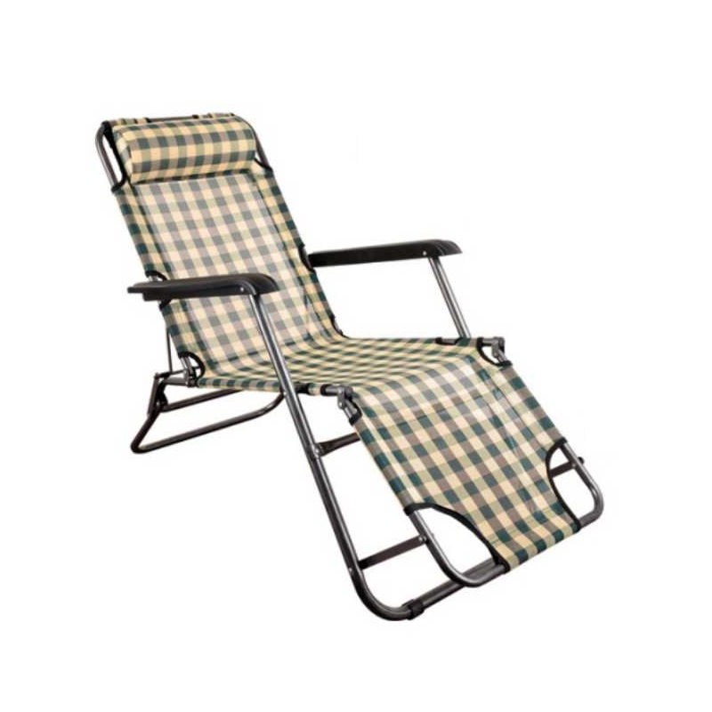 Πτυσσόμενη καρέκλα - ξαπλώστρα παραλίας - 1235 - 270935 - Beige/Green