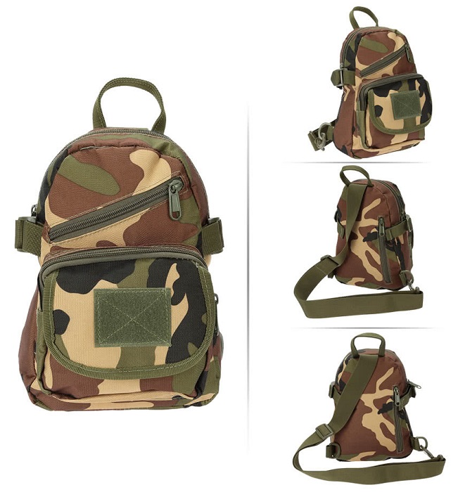 Σακίδιο πλάτης/στήθους - One Strap - BL061 - 270515 - Army Green - Image 3