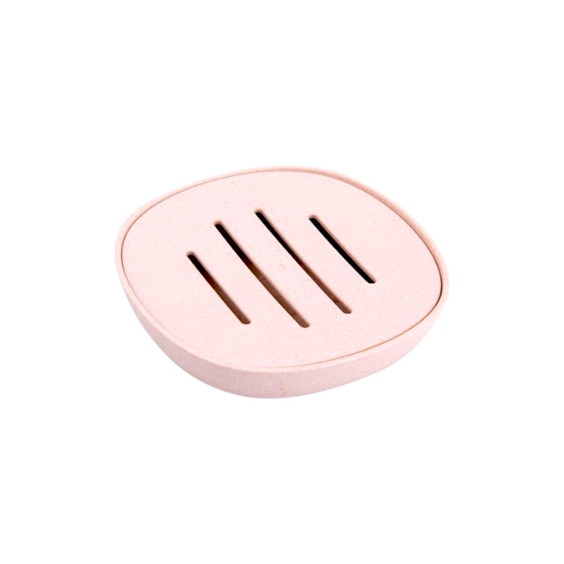 Σαπουνοθήκες μπάνιου πλαστικές - Σετ 9pcs - Light Pink - 21628