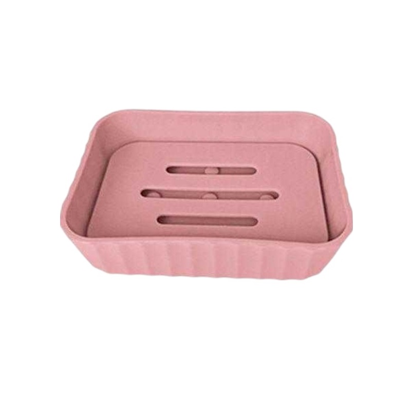 Σαπουνοθήκες μπάνιου πλαστικές - Σετ 9pcs - Pink - 21748