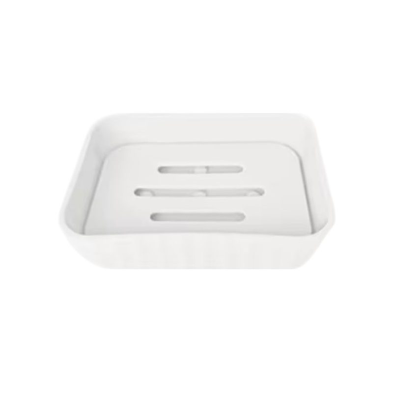 Σαπουνοθήκες μπάνιου πλαστικές - Σετ 9pcs - White - 21532