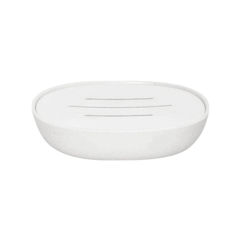 Σαπουνοθήκες μπάνιου πλαστικές - Σετ 9pcs - White - 21538