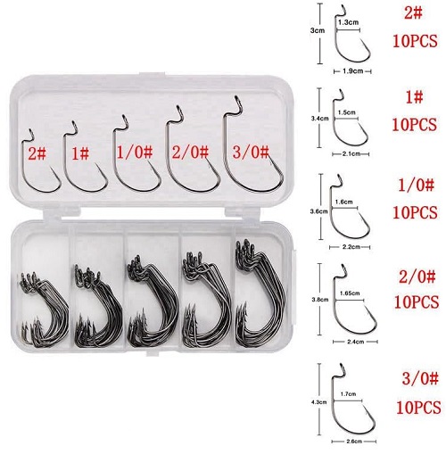 Σετ αγκίστρια ψαρέματος - 50pcs - 831807 - Image 2