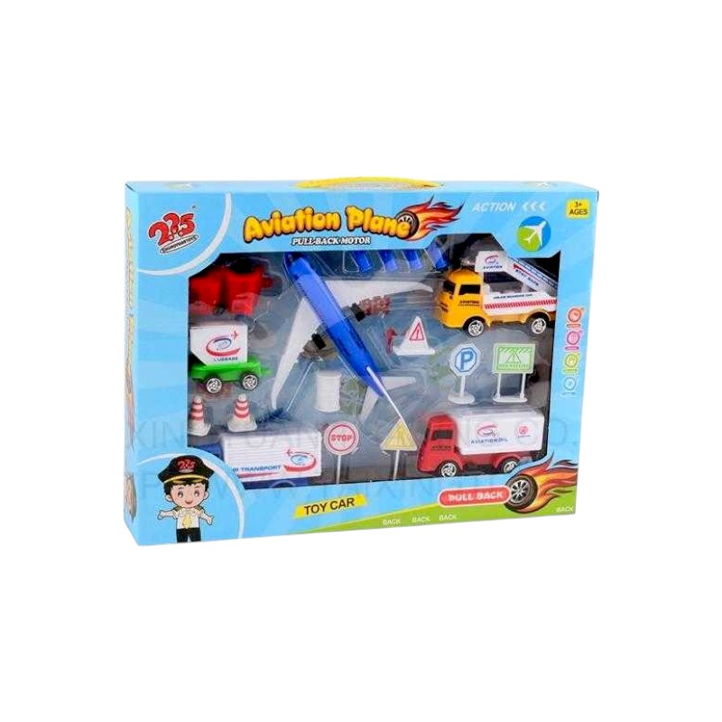 Σετ αεροδρόμιο με οχήματα & αξεσουάρ - 225-7731 - 215261