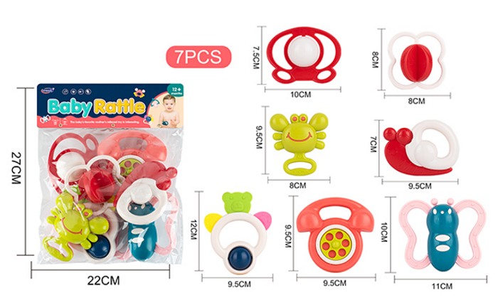 Σετ βρεφικές κουδουνίστρες & μασητικά - 326-B1407 - 308262 - Image 2