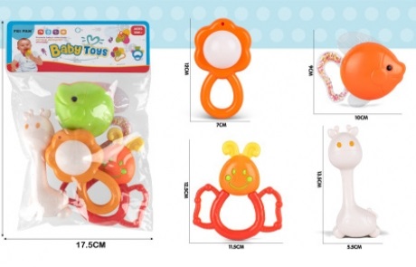 Σετ βρεφικές κουδουνίστρες & μασητικά - 326-B1474 - 308266 - Image 2