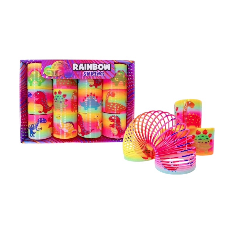 Σετ ελατήρια πολύχρωμα με σχέδια - 12pcs - A7065-K3 - 502188